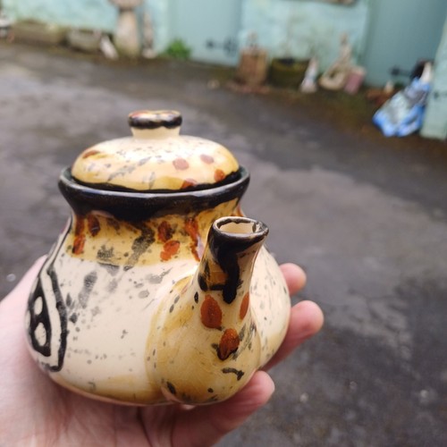 Vintage KAZURI KENYA Pottery Africa Tribal Teapot - Picture 5 of 9