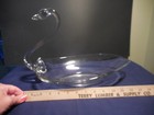Duncan & Miller Pall Mall Large Glass Crystal Clear Open Swan Centerpiece 14 1/2 — photo 3