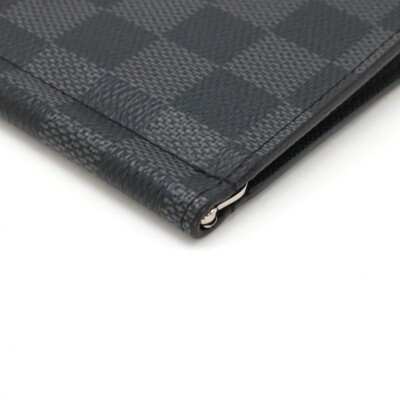 LOUIS VUITTON Damier Graphite Portefeuille Pince Wallet | eBay