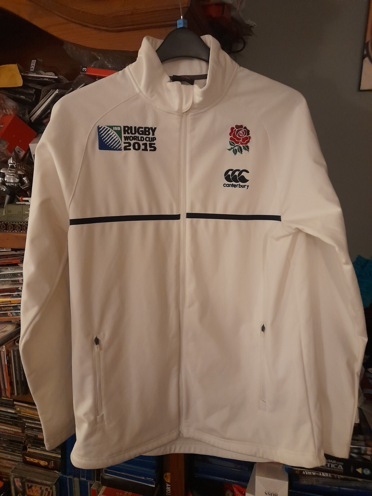 England Rugby Union TEAM Canterbury  Jacket. UK men's size L WORLD CUP 2015 RARE