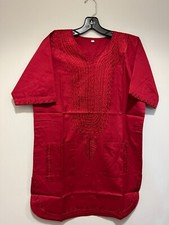African clothing for men-Dashiki S-7X dark red