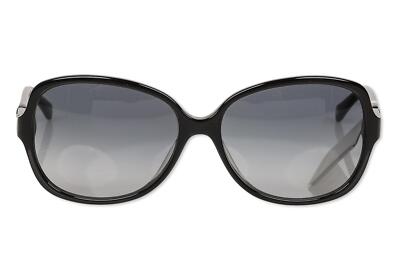 Fossil Womens FOS 2046/S Butterfly Sunglasses Black/Gray Gradient 59-15-140