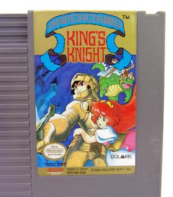 King's Knight CLEANED & TESTED AUTHENTIC NES Nintendo Game Cartridge
