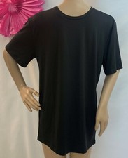 32 Degrees Mens 4 Pk Cool Crewneck T-Shirt, Black, S Anti-Odor/Quick Drying/