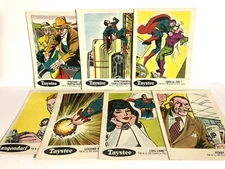 Superman LOT - DC Super Heroes 1978 Sticker Cards- Taystee, No Logo & Langendorf