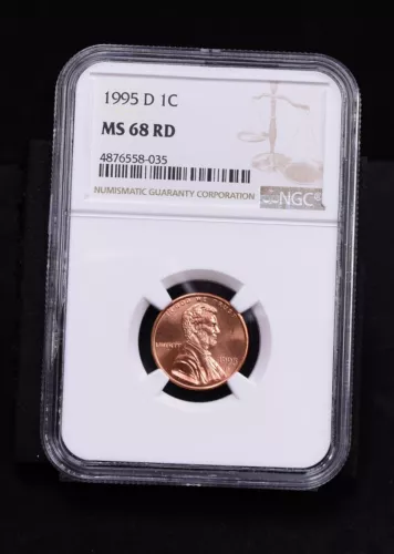 1995-D Lincoln Cent - NGC MS68RD (#50900-L)