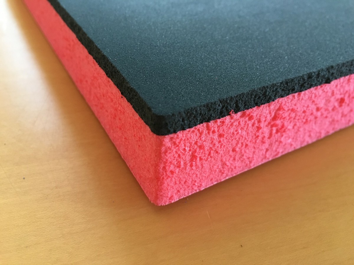 Feldherr Schaumstoffboden 550x345x20 Mm – Rot, Feinporig, Made In Germany, Für Figuren-Aufbewahrung & Präsentation