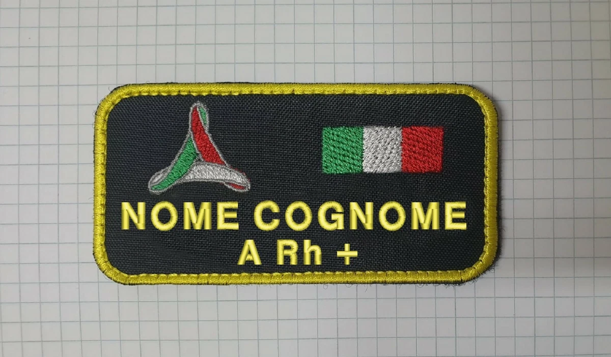 Toppa Da Cucire Protezione Civile Volontariato - 7 Cm - Prodotta In Italia