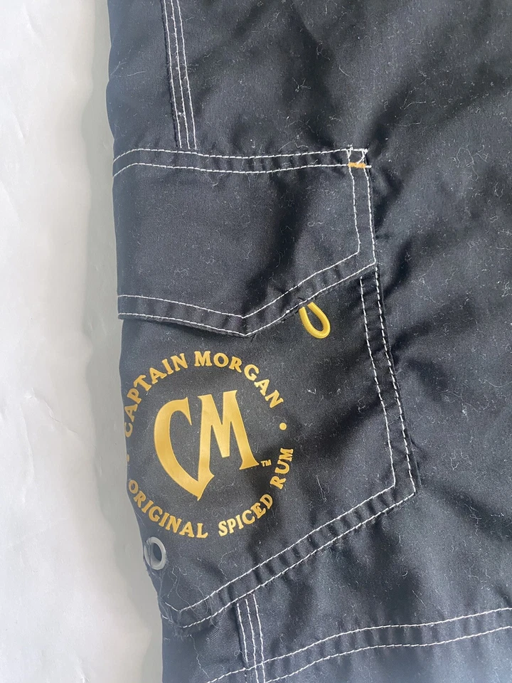 Captain Morgan Board Shorts Negro Hombre Talla 30 Foto 2 de 4