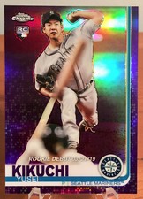 2019 Topps Chrome Update YUSEI KIKUCHI Rookie RC Purple Refractor #51 #'d /175