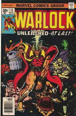 ''Warlock Unleashed--At Last!'' 15, November 1976; Marvel Comics Group comic book
