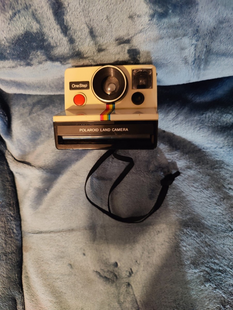 Polaroid Land Camera One Step Uses SX-70 Film & Flash Bar Rainbow