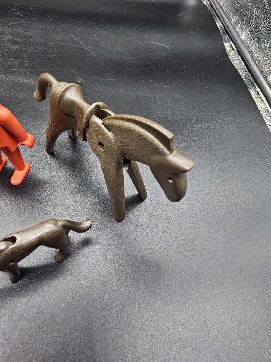 Figurine Playmobil Fermier Et Chien Vintage 1982 - Neuf Sous Blister, RARE