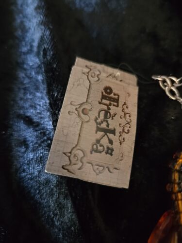COLLANA TRESKA PERLINE GROSSE 6 FILI ECLETTICO MIX DI MATERIALI UNICA, L - Foto 8 di 8