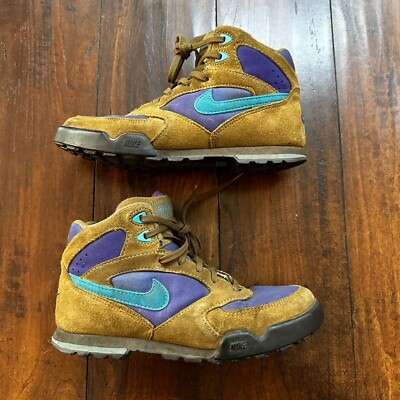 NIKE ハイカット　ビンテージ Vtg 90s Nike Caldera Plus Hiking Boots Womens Sz 7.5 Camp Trail