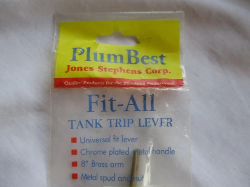 T01-001 KOHLER Replacement Tank Trip Lever w BRASS ARM PLUM BEST Chrome Handle - Picture 1 of 7