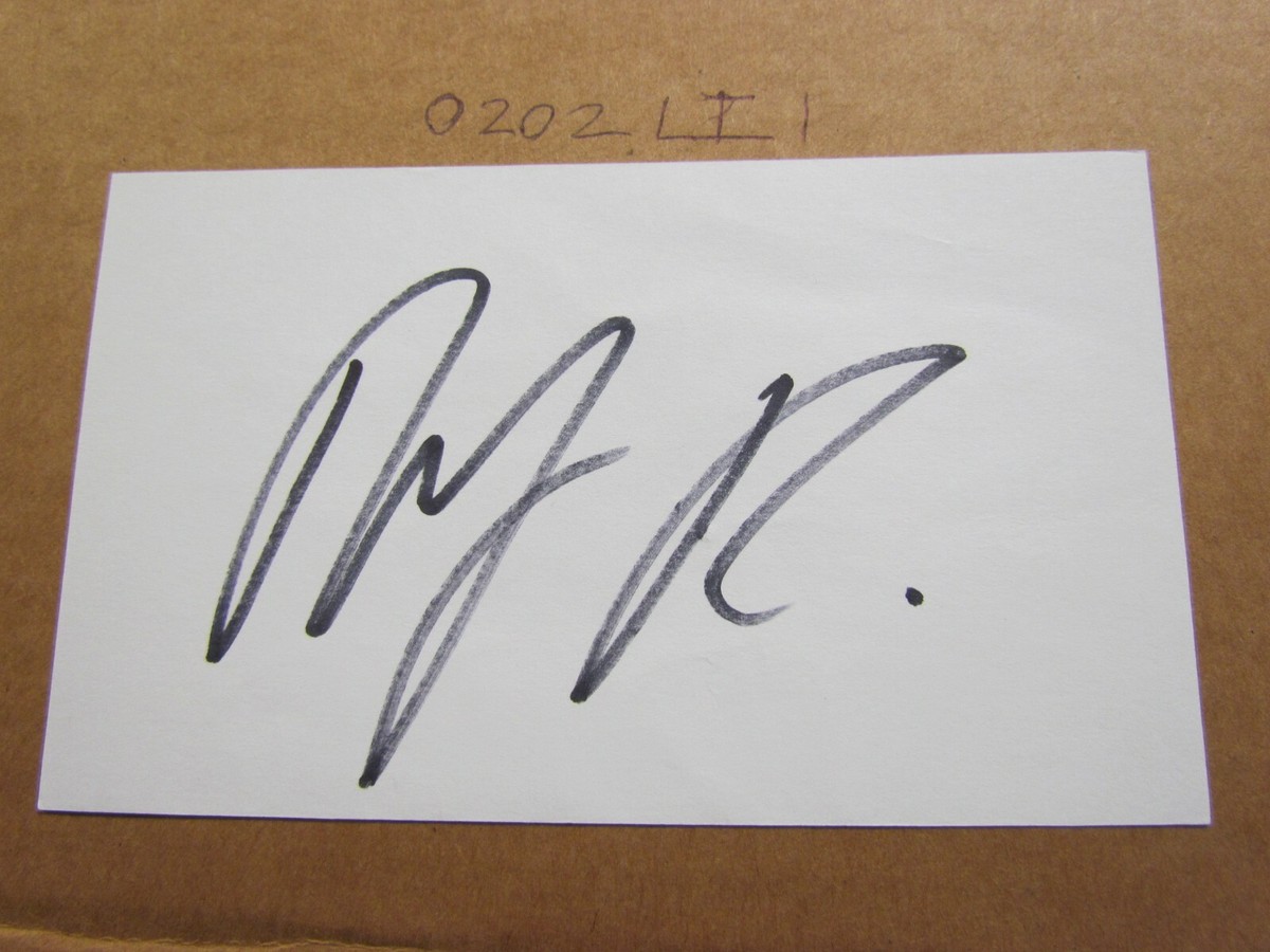 Andy Roddick Signed Autographed Index Card Tennis Champion | eBay