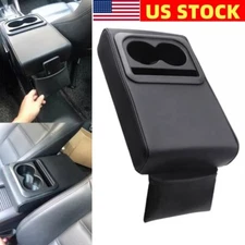 Car Auto Armrest Box Cushion Pad Center Console Cover With Cup Holder Storage×1