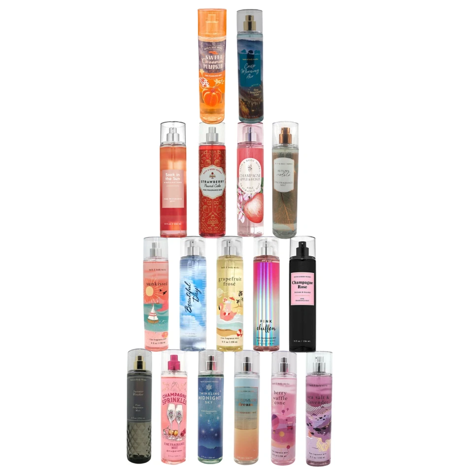 BATH & BODY WORKS Bath and Body Works Fine Fragrance Body Mist Clearance Sale