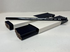 2 DOZEN 24 VTG NEW Musgrave Pencils Hermitage 520 Hexagon ThinBlue Unsharpened