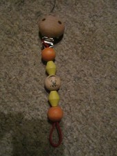 Schnullerkette Holz kurz