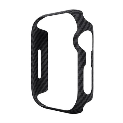Pitaka Air robustes Aramid Schutz Case für Apple Watch 7/8/9 (41mm) in Schwarz