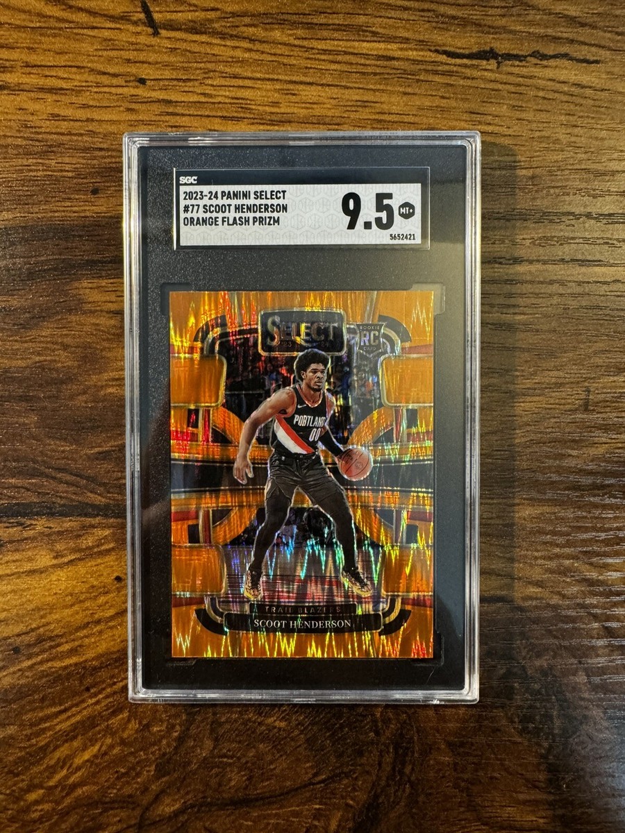 2023 Panini Select SCOOT HENDERSON ROOKIE Orange Flash #77 Trail