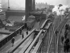 Supersized Goods Train Of Special Wagons Of The Lner 1930 Old Photo