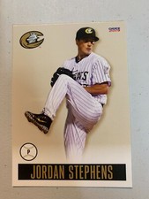 Jordan Stephens Card 2019 Charlotte Knights Team Card