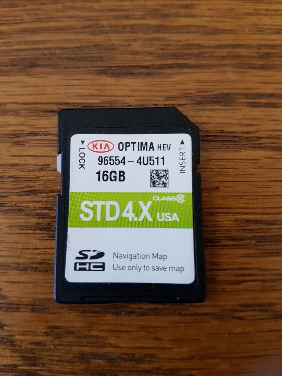OEM KIA OPTIMA MAP DATA GPS Navigation SD Card 96554-4U511 STD4.X 