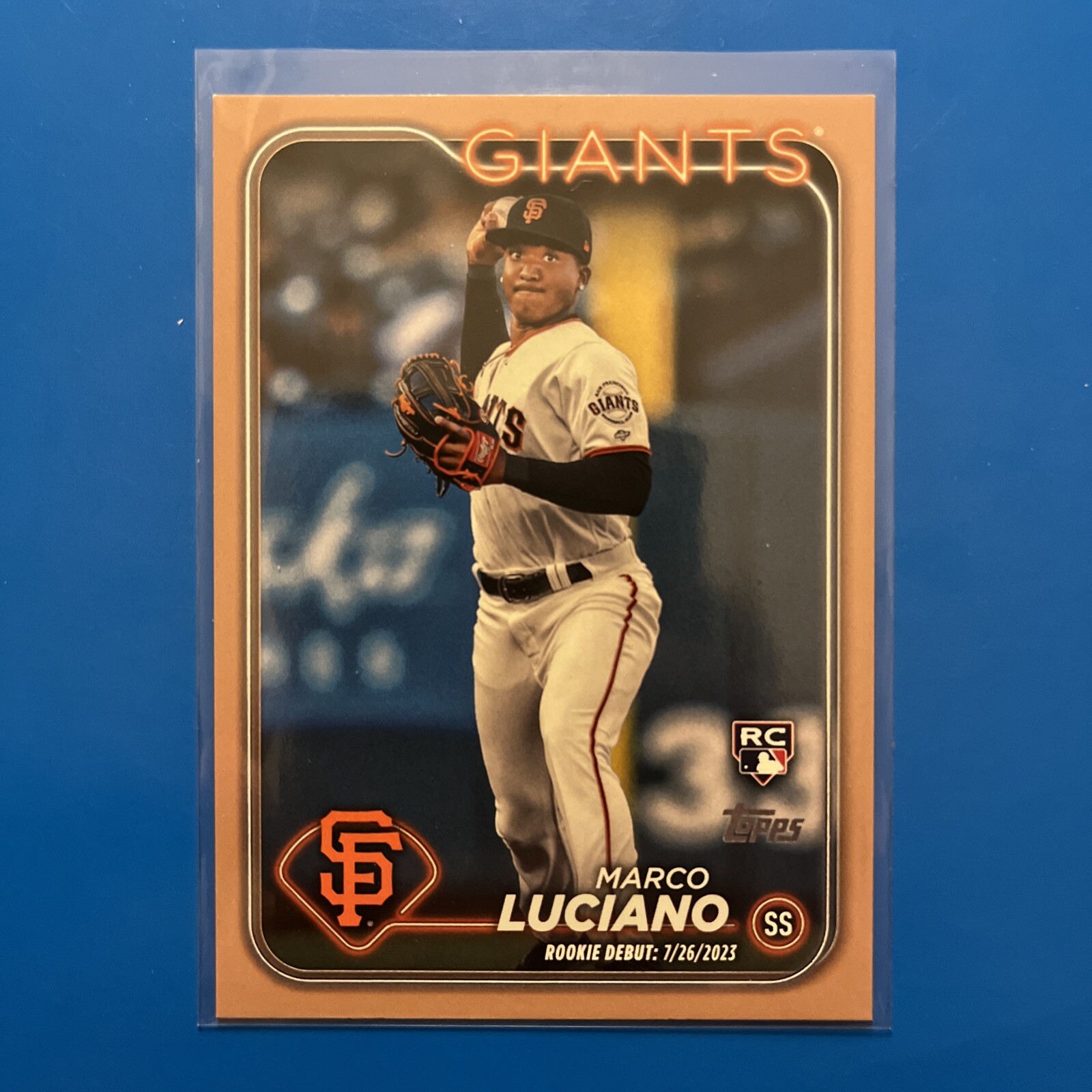 2024 Topps Update Series - Rookie Debut Gold #US217 Marco Luciano /2024 (RC)