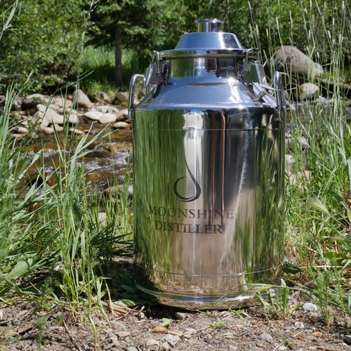 8 Gallon Distilling Boiler/Kettle/Pot - Stainless Moonshine Milk Can