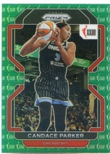 2022 Panini Prizm WNBA CANDACE PARKER #171 25TH ANNIVERSARY SP GREEN PRIZM