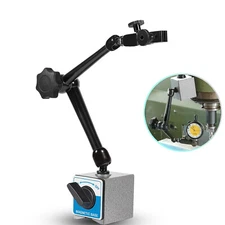 Upgrade Version DG61003 Regular Duty Dial Gage Holder Mag Base Fine Adjustment