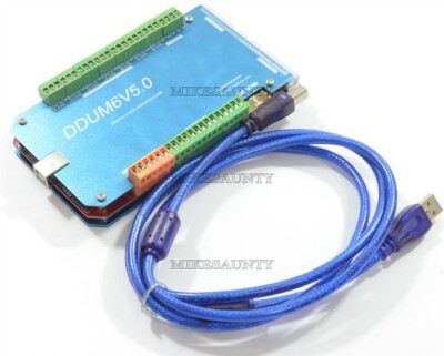 New Drives Card Stepper Controls 2000Khz Usb 6 Axis Cnc Machine MACH3 Board vt