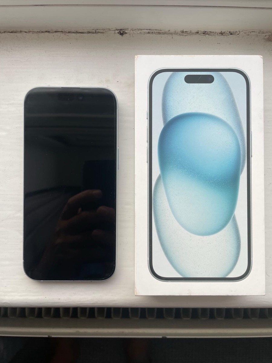 Apple iPhone 15 128gb blue Unlocked Opened & Set Up But Decided To