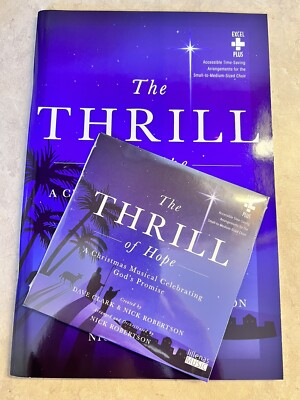 A Thrill of Hope Song BookW/Listening CD Christmas Musical~D. Clark,N. Robertson