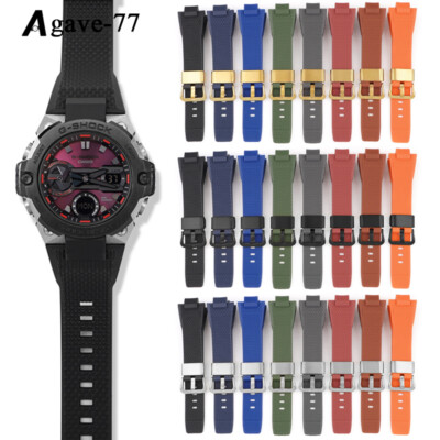 Rubber Strap For Casio G-shock GST-B400 Heart of Steel Watch