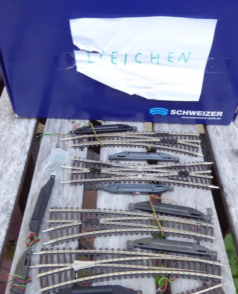 Kuehn TT Konvolut 7 x Weichen elektrisch und 3 x Antriebe gut erhalten gebraucht - Bild 3 von 4