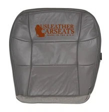 1998 1999 Lincoln Navigator Passenger Bottom Replacement LEATHER Seat Cover Gray