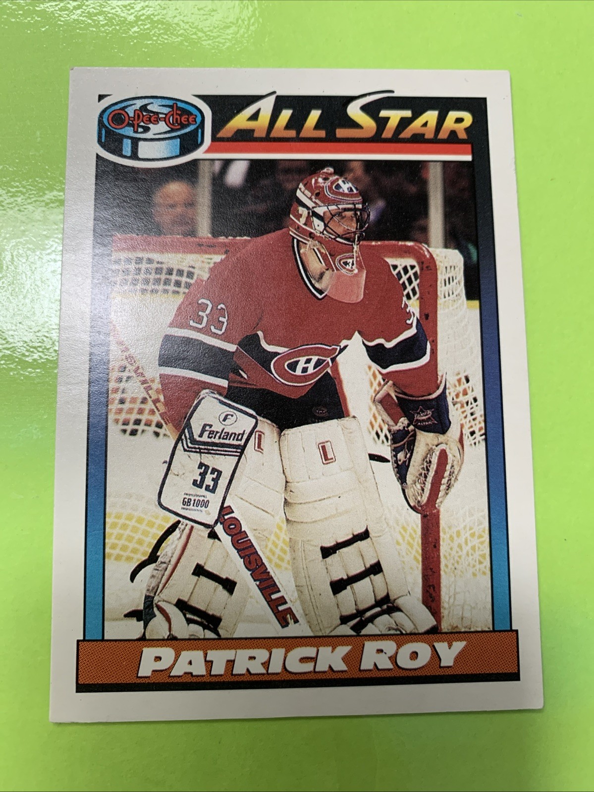 1991-92 O-Pee-Chee - Patrick Roy #270 Montréal Canadiens