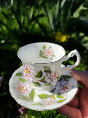 Prachtvolle Paragon Teetasse & Untertasse - Camellia - Royal Appointment - Bone