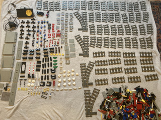 Lego Train 90s Bundle 4563 4558 4537 Tracks Transformer Incomplete