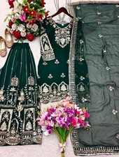 Bollywood Indian Pakistani 3 Piece Designer Salwar Kameez Dress Suit Party Wear