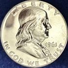 1961 Franklin Half Dollar 90% Silver Choice Proof