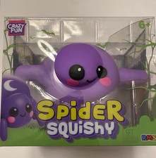 Halloween SPIDER Squishy - Crazy Fun RMS Purple Sensory Fidget Toy BRAND NEW