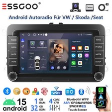 Android 15 Autoradio Für VW GOLF 5 6 Plus Touran Passat T5 GPS Apple Carplay SWC