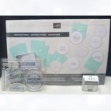 Stampin Up KINDNESS KIT Rubber Stamps Ink Card Making Kit