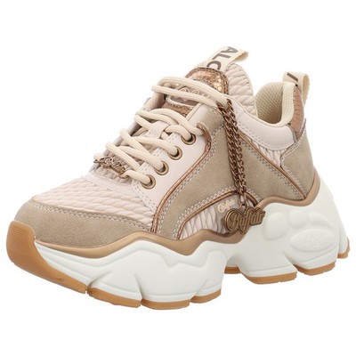 BUFFALO Sneaker BINARY QUILT BN16363051 beige/cream/bronze (beige) NEU beige
