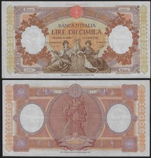 1961 Lire 10.000 Queens of the sea BB Ref. BI 73S Giant